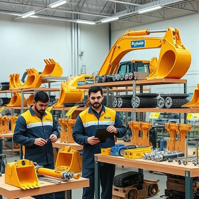 لوازم یدکی بیل مکانیکی